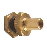 Salida fabricada en latón, adaptable a cualquier deposito