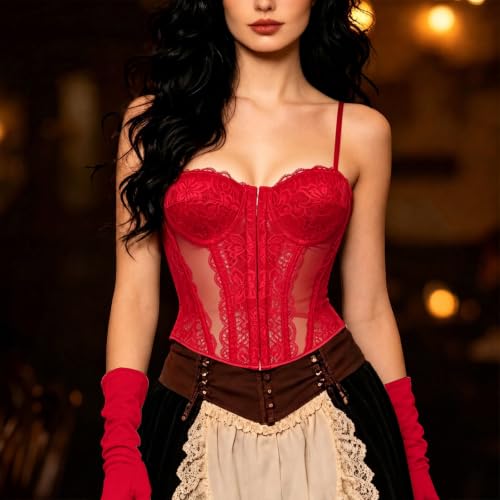 Corsé bustier cómodo que no aprieta para lucir escote en carnaval 2