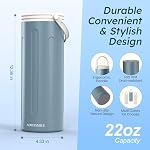 Portable-Breast-Milk-Cooler-for-Travel-22oz-Large-Capacity-Breastmilk-Chiller-for-Working-Moms-360-Cooling-Keeps-Milk-Chilled-24-Hours-Includes-2-Baby-Bottles-Breastfeeding-Essentials