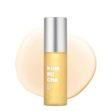 Elishacoy | Mini Kombucha Biome Mist 50ml / 1.69 fl oz Hydrating Face Mist with 506-Hour Fermented Kombucha, Vegan Soothing & Cooling Spray, Travel-Friendly Moisture