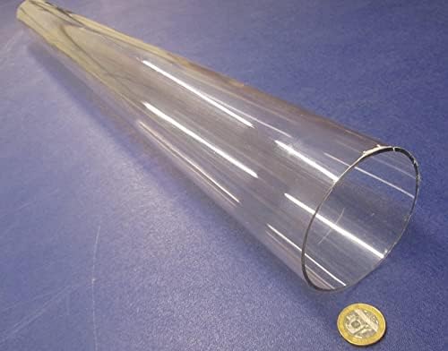 Polycarbonate Round Tube 3 1/8" (3.125") OD x 3.0" ID x 1/16" Wall x 36" (More Length Options)