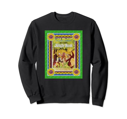 Sweat Le Livre de la Jungle Disney imprimé vintage pour adulte