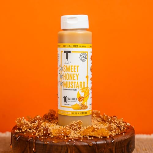 Taste Flavor Co. Grilling, Dipping Sauce and Marinade, Great Tasting, Low-Calorie Sauces, Keto Friendly, No Oils (5 Pack, Sweet Honey Mustard)
