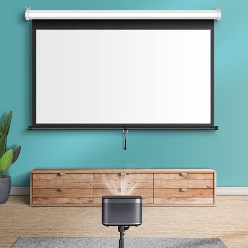 Écran de projection rétractable pour optimiser vos réunions et conférences à domicile - 2