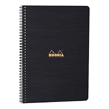 Rhodia Active Meeting Book, A4+, Pre-Printed - Black