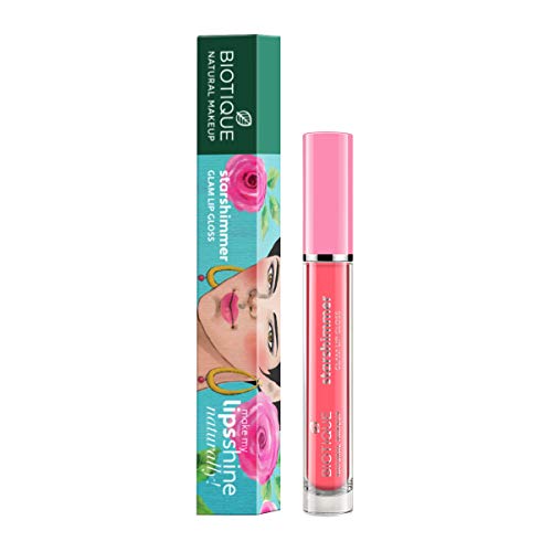 Image of Biotique Natural Makeup Starshimmer Glam Lipgloss, Heart Stopper, 3ml