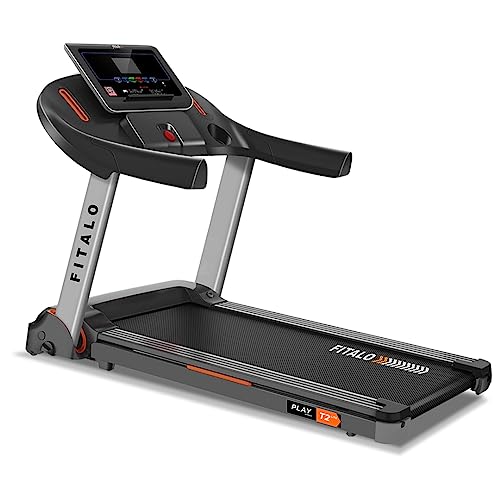 Fitalo Steel Play T2 Lite (4.0 HP Peak) DC Motor Motorised Treadmill | Bluetooth App for Android & iOS | with Time, Speed, Distance, Calories | for Home use- Black (B08GWRWX82) Amazon Price History, Amazon Price Tracker