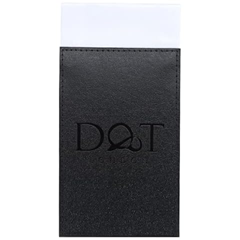 DQT Plain Satin Pre Folded Pocket Square - White Cover