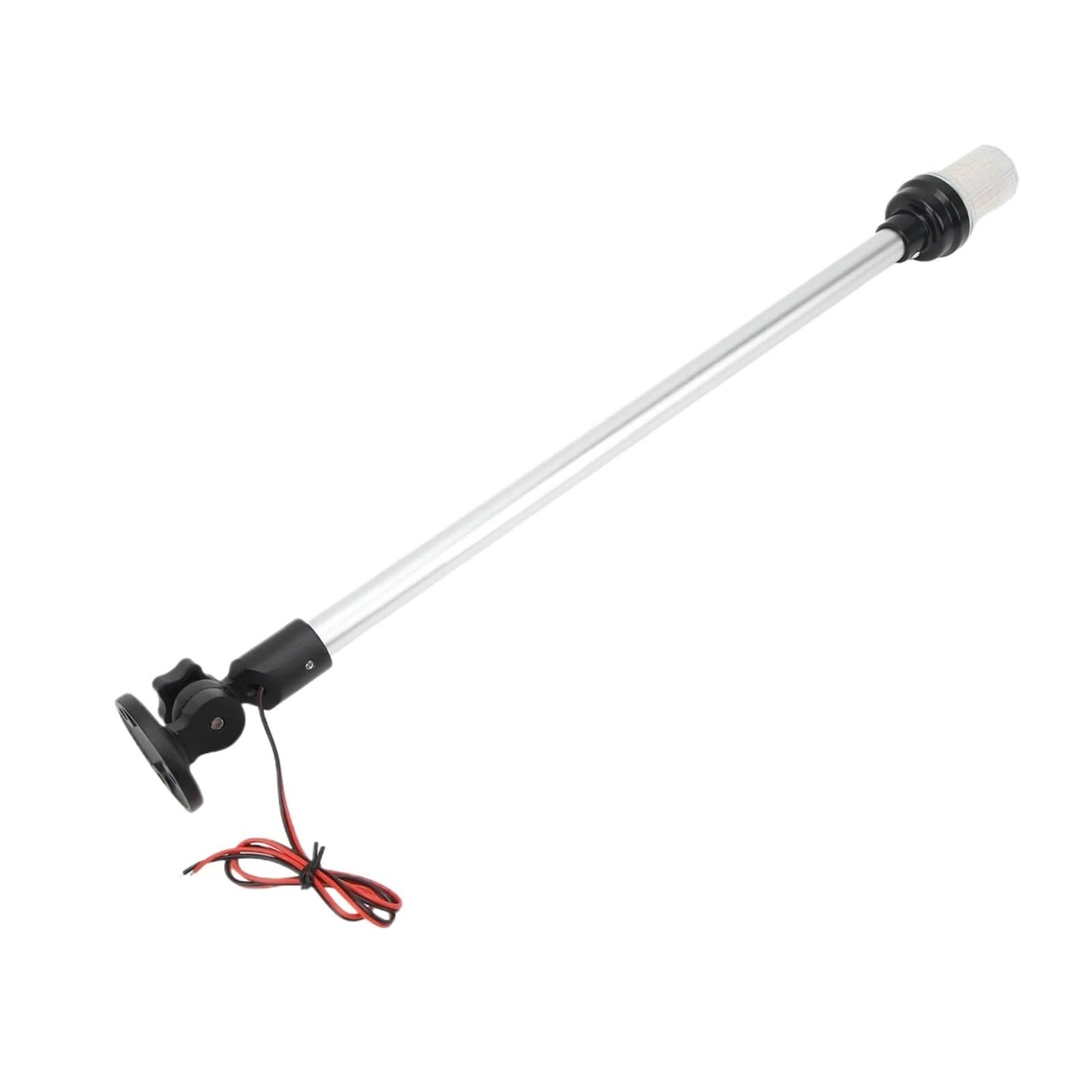 WXVFX 22in Fold Down Boat Stern Light - 63LED, All Round, Visibility, IP66 Waterproof - for Pontoon Yacht Fishing Boat