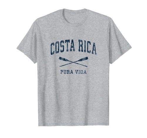 Costa Rica Nautical Paddles T-Shirt Men Heather Grey XL