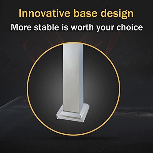 Stainless Steel Outdoor Trash Can with Ashtray, Fireproof Cigarette Butt Disposal Bin, Waterproof Design for Cigarette Waste, Durable Outdoor Receptacle for Clean Spaces