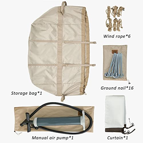 Carpa Inflable para Camping, 13m2, 4 estaciones miniatura 4