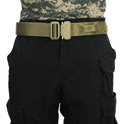 Fusion Tactical Military Police Riggers Belt Coyote Brown Large 38-43"/1.5" Wide #TOP7