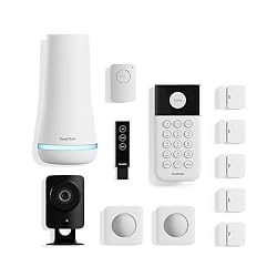 SimpliSafe 12 Piece Wireless Home Security System w/HD Camera – Optional 24/7 Professional Monitoring – No Contract – Compatible with Alexa and Google Assistant, White