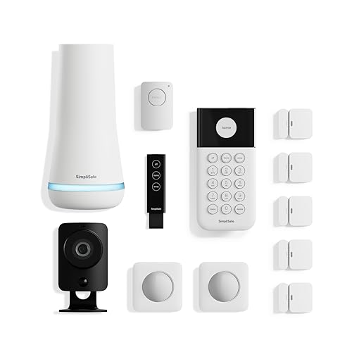 SimpliSafe 12 Piece Wireless Home Security System w/HD Camera -