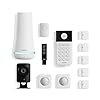 SimpliSafe 12 Piece Wireless Home Security System w/HD Camera – Optional 24/7 Professional Monitoring – No Contract – Compatible with Alexa and Google Assistant, White