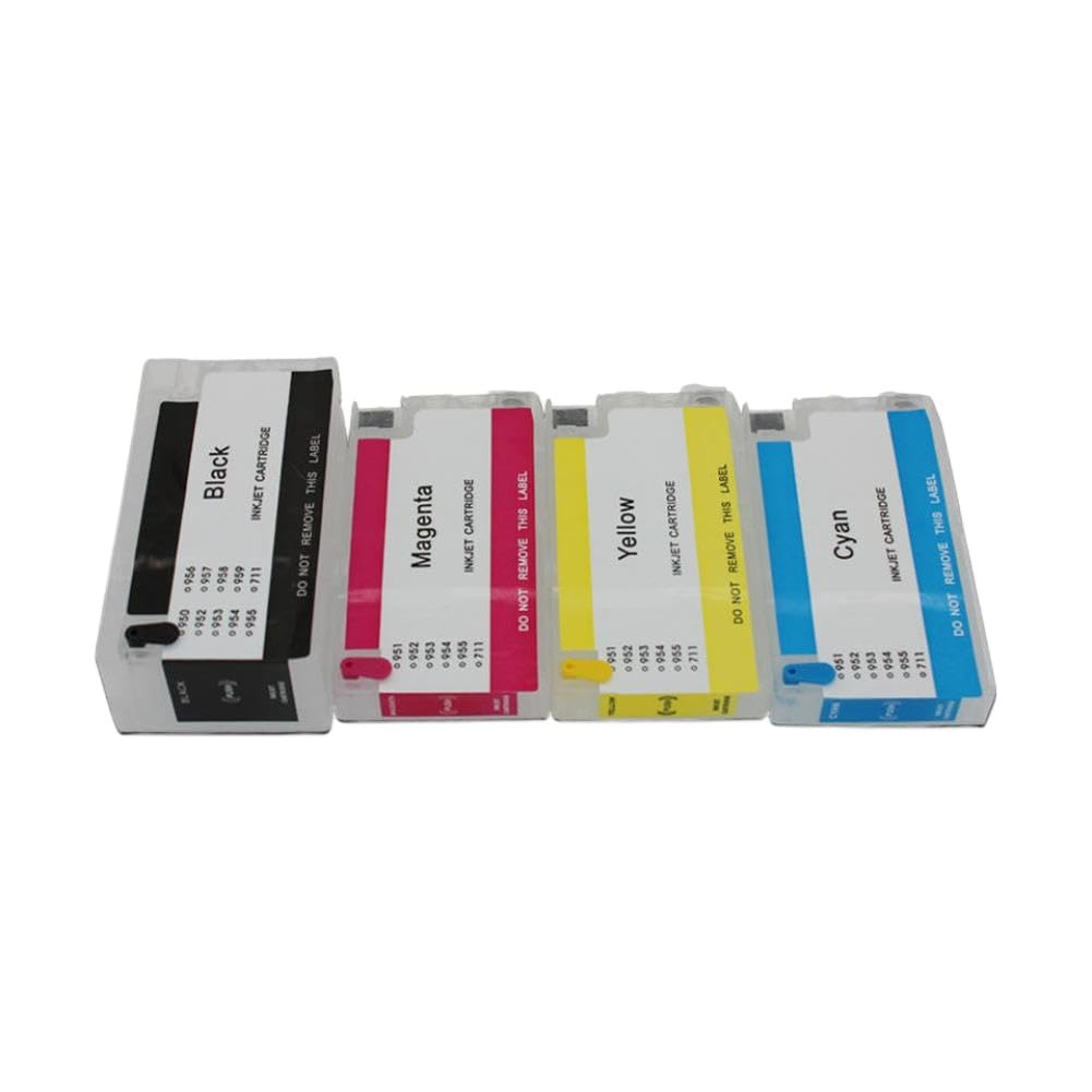 4PC 712XL Für 712 712xl Refill Tinte Patrone Kompatibel Mit Designjet T630 T650 T210 T230 T250 Drucker Mit Einweg chip