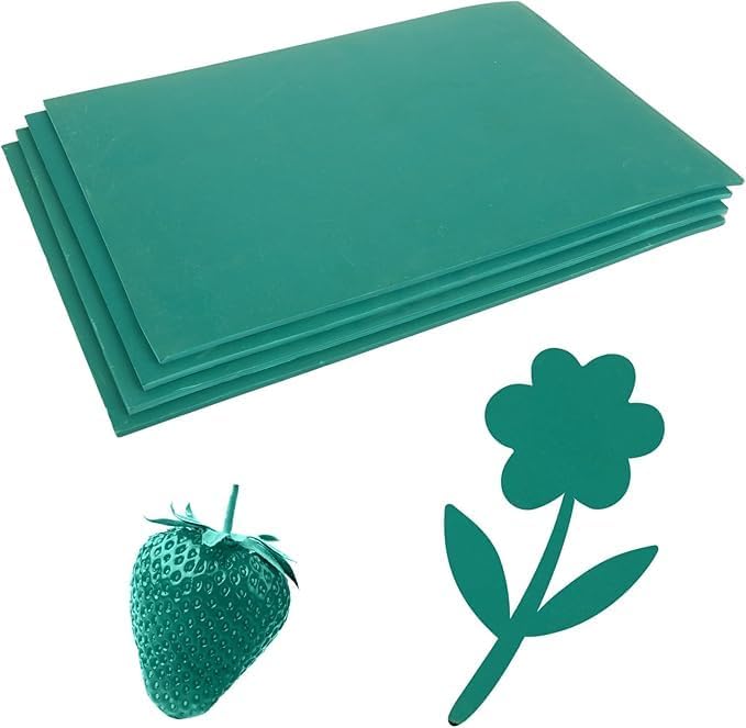 LUOSHI 12 x18 Inch Linoleum Blocks for Printmaking, Linoleum Blocks Green Linocut Block Linoleum Block Printing for Engraving Art Project Printmaking Stamp Carving Block (Only One Sheet)-image-17