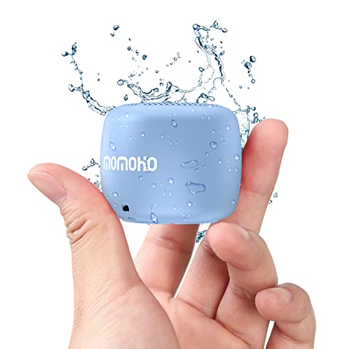 Momoho Multifunctional IPX7 Waterproof Bluetooth Speaker Mini, Micro SD Support TWS Pairing Stereo Portable Speakers With Camera Remote Control For Smartphones, Small Pillow Speaker(Blue)