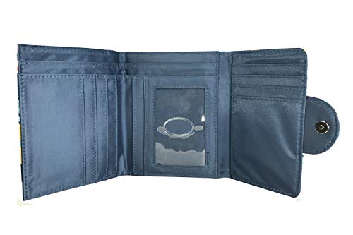 Image of Big Skinny Women's Trixie Tri-Fold Slim Wallet, Holds Up to 30 Cards