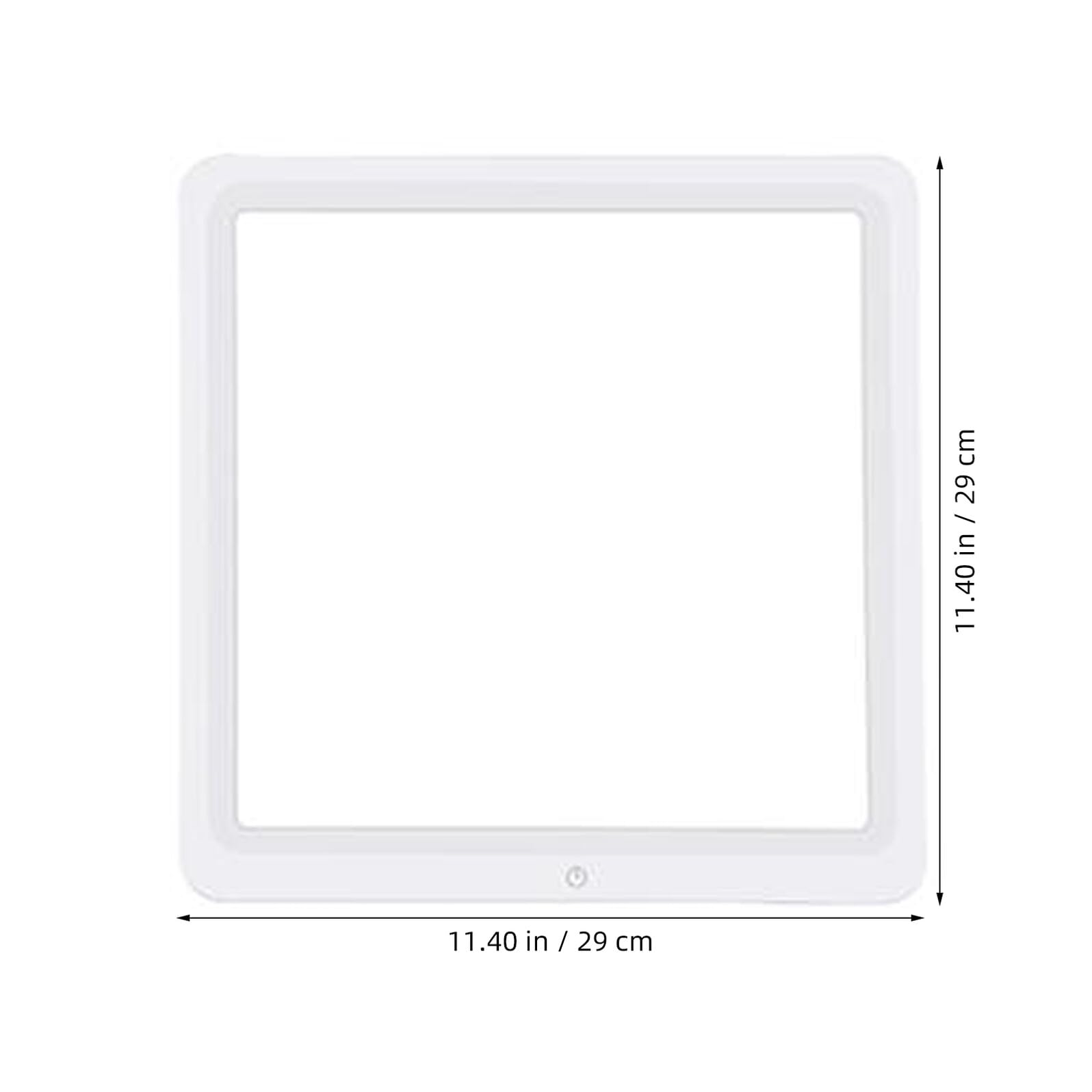 Set Luci LED per Fotografia 30 CM Pannello Luminoso Touch Regolabile Luce Video a LED Portatile per Streaming e Riprese senza Ombre Illuminazione Continua per Studio e Video