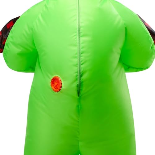 Disfraz inflable Alien Abduction para niños talla única miniatura 4