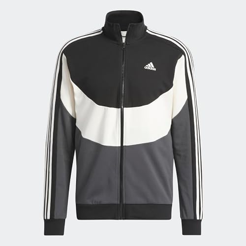 Adidas Mens Sportswear Colorblock Tracksuit, Grey, Xx-Large Us #TOP4