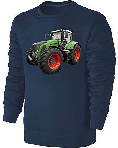 Traktor Kinder Sweatshirt Schlepper Pullover Blau Größe 104 Cover