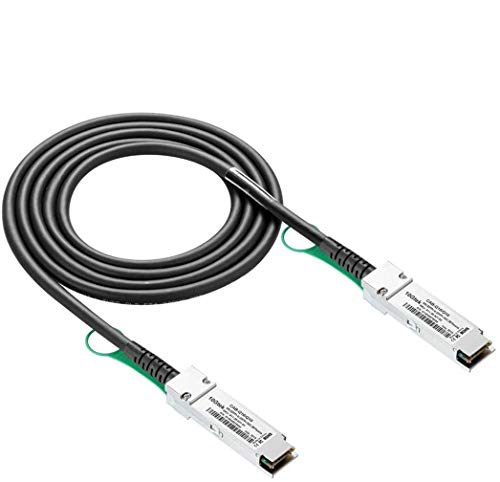 10Gtek for Arista CAB-Q-Q-0.5M, 40G QSFP+ DAC Twinax Cable, 0.5m/1.6ft