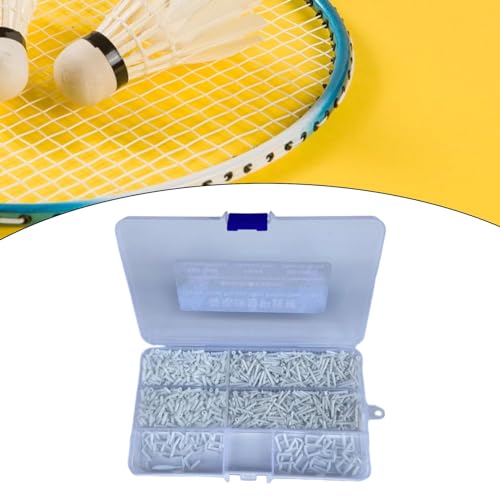 Badminton Racket Grommet Set for String Maintenance, White