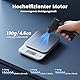 EUKI Elektrisches Staubgebläse, 3-Gang 130.000 U/min Druckluft, 5000mAh Akku, USB-C Schnellladung, Compressed Air Duster, für Computer, Tastatur, Outdoor, Haus und Auto