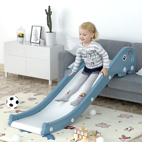 FUKEA Sofa Slides for Kids, Elephant Indoor Toddler Slide for Bed Couch Slide for Toddler Age 1-3
