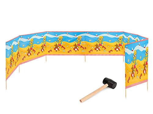 Garronda Pande Largo de privacidad de Beach Protector de Vientos de Acampada con Martillo de Goma GA