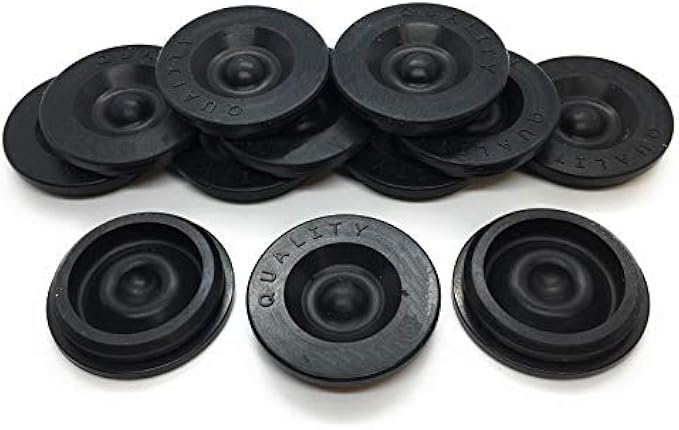 REPLACEMENTKITS.COM - Brand Fits Dexter AL-KO Tiedown Eng Replacement. Fits 1.986 I.D. Metal dust Cap EZ-Lube Axle Grease Plugs Hub Dust Cap 12 Pack