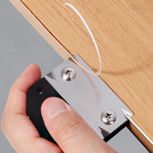 Edge Banding Trimmer & Cutter- 2025 Upgraded Edge Banding Trimmer for Woodworking,Edge Corner Planer with Hanging Strap,Durable Edge Banding Trimmer,for Wood|PVC|ABS|Veneer