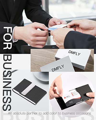 Dmfly D-BZ-H Business Card Holder, Metal Case Pocket thumb #2