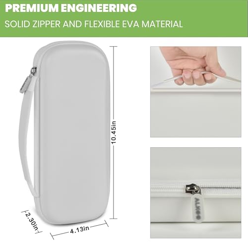 Stethoscope Case Compatible with 3M Littmann Classic III Monitoring/Lightweight II S.E/Cardiology IV Diagnostic/MDF Acoustica Stethoscopes, Extra Pocket for Doctor & Nurse Accessories (White) - Thumbnail 4
