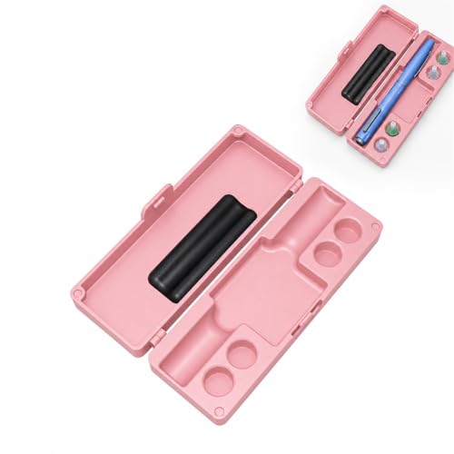 Injection Pen Travel Case, Portable Pen Storage Organizer (Pink)