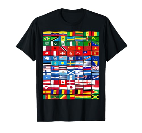 Banderas de los Países del Mundo, Bandera Internacional Camiseta