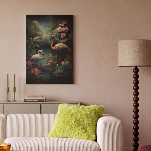 MuchoWow© Leinwand Bilder Wanddeko Wohnzimmer Aesthetic Room Decor Deko – Ansicht 2