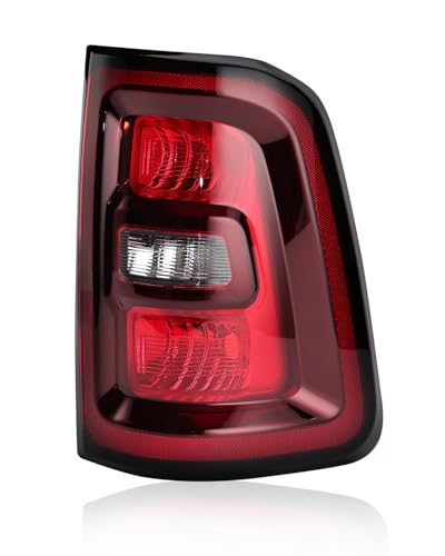 Image of OKLPF Rear Brake Tail Lights Assembly Compatible With 2025 Dodge Ram 1500 Replace 68531047AA 68531048AA,Included Bulbs and Harness,Replacement Red Taillights Assembly,Right Passenger Side