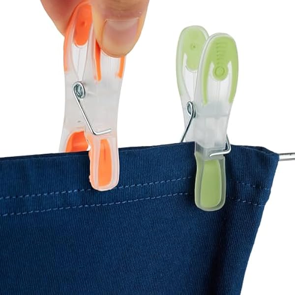 Relaxdays Зажимы для белья Soft Grip 75 шт. прорезиненные зажимы для полотенец пластик прочные зажимы для носков разноцветные
