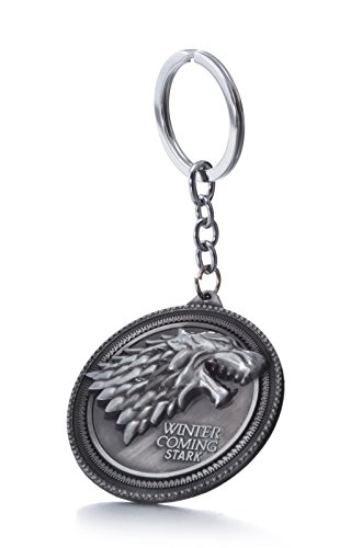 REINDEAR Game of Thrones House Stark Sigil Crest Metal Keychain