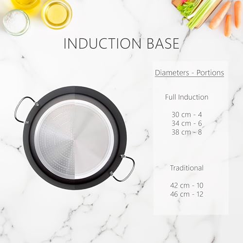 Poêle à paella induction 46 cm WECOOK antiadhésive et sans PFOA - 6