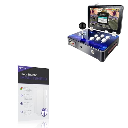 BoxWave Screen Protector Compatible with WYGaming Countertop Arcade Game Machine (10 in) - ClearTouch ImpactShield (2-Pack), Impenetrable Screen Protector Flexible Film