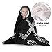 Homiehug Play Hockey Hooded Blanket Wearable Soft Cozy Flannel Throws for Couch Bed Room Travel Camping Outdoor/Indoor Fuzzy Child Women Gifts All-Seasons 40
