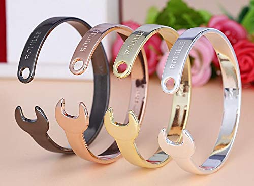 01 Werkzeug Wrench Maulschlüssel Armband Unisex Damen Herren (Rose Gold) 1 01 Werkzeug Wrench Maulschlüssel Armband Unisex Damen Herren (Rose Gold)