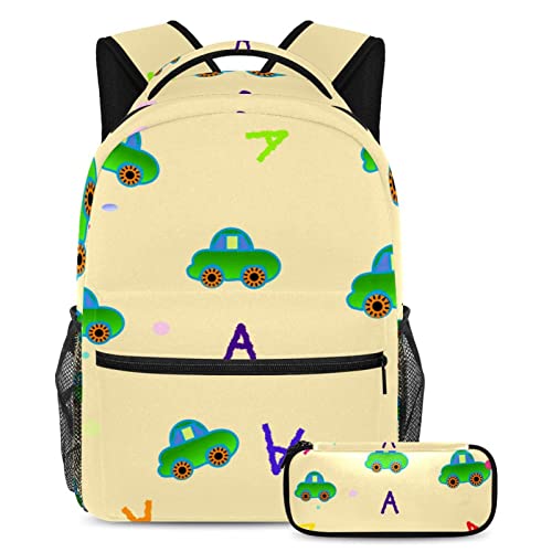 Sac à dos voiture grand volume pour soulager le dos des élèves avec trousse incluse