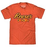 Reese's Pieces Logo Men's T-Shirt-Small Orange Heather