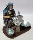 Arte Pesebre calderero, para Figuras de 14 cm